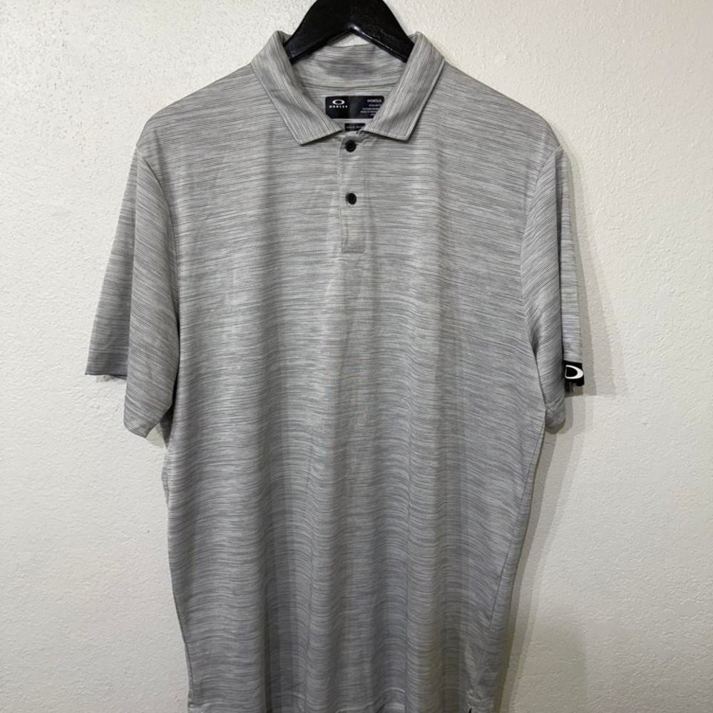 Grey‎ Oakley polo shirt